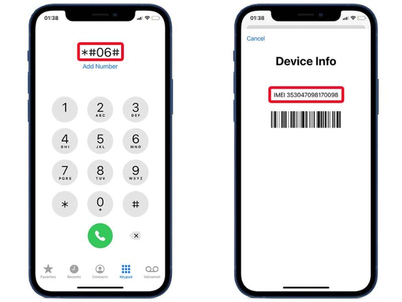 Xử lý iPhone bị mất IMEI