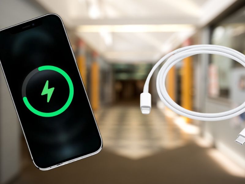 Cắm sạc iPhone 13 trong khoảng 15-30 phút