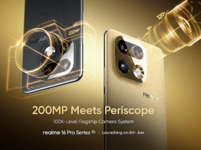 Camera Realme 16 Pro+ lộ diện với công nghệ LumaColor Image mới