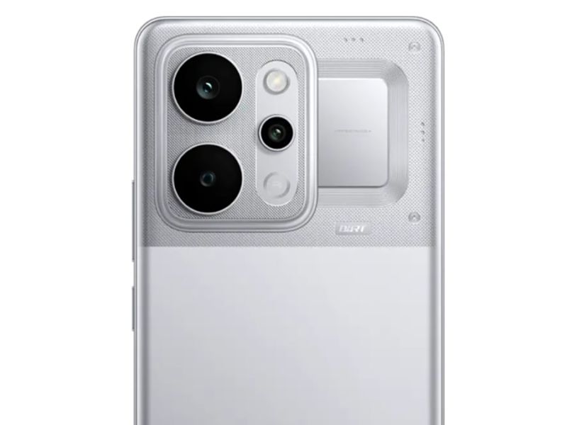 Cụm camera sau của Realme 16T sử dụng vật liệu hợp kim nhôm