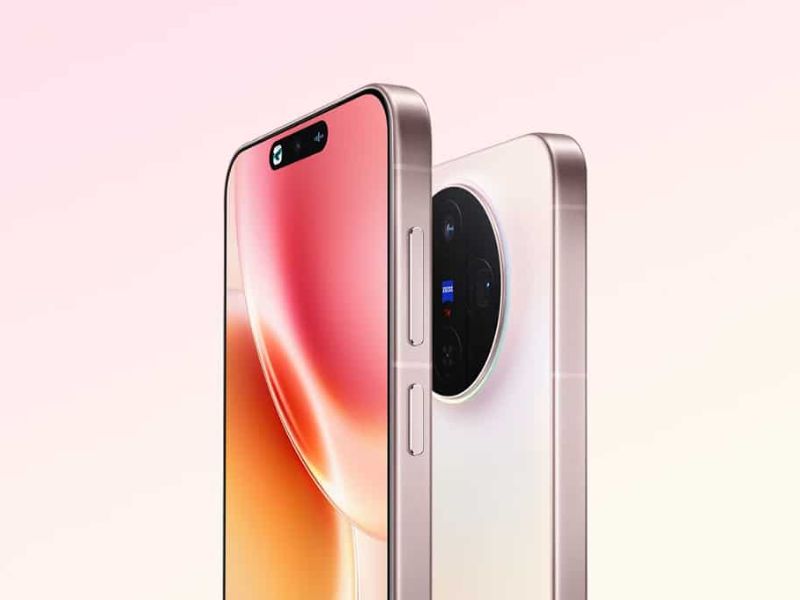 Camera của Vivo X500e có cảm biến lớn giúp thiết bị thu sáng tốt hơn