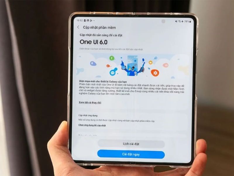 Cập nhật phần mềm Samsung