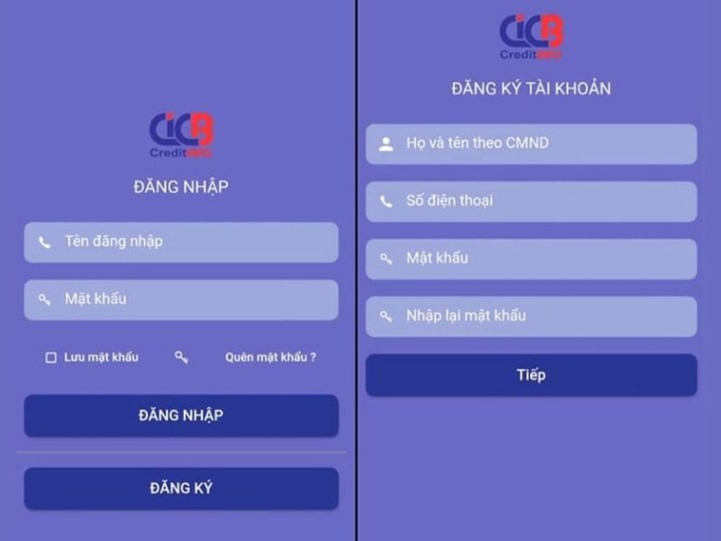Đăng ký tài khoản CIC kiểm tra nợ xấu bằng số điện thoại