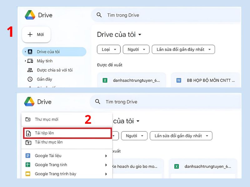 Hướng dẫn cách tải ảnh lên Drive bằng máy tính