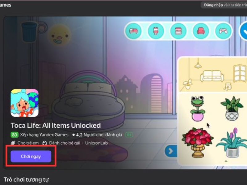 Hướng dẫn chơi Toca Boca trên web miễn phí