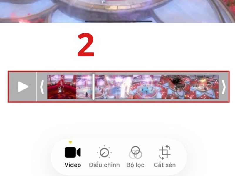 Chọn khoảnh khắc cần cắt ảnh