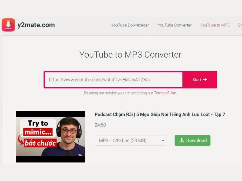 Hướng dẫn cách chuyển video Youtube sang MP3