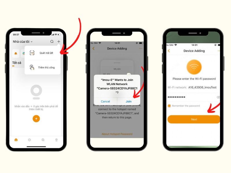 Cách kết nối camera Imou Life với điện thoại cực dễ
