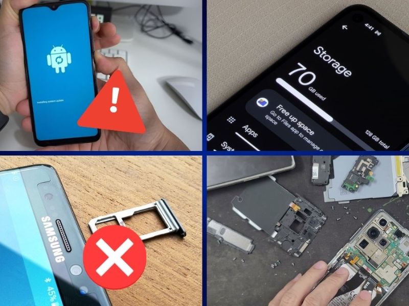 Dấu hiệu lỗi không tắt được chế độ máy bay trên điện thoại Samsung