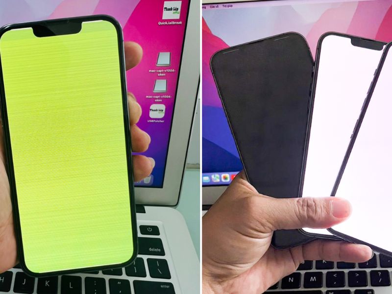 Dấu hiệu nhận biết iPhone 14 Pro Max bị vàng màn hình