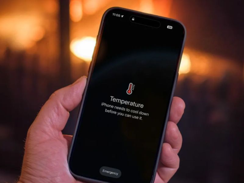 iPhone 16 Pro Max bị nóng máy