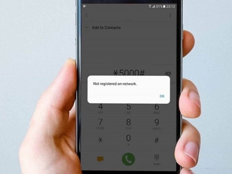 Lỗi không đăng ký mạng Samsung được