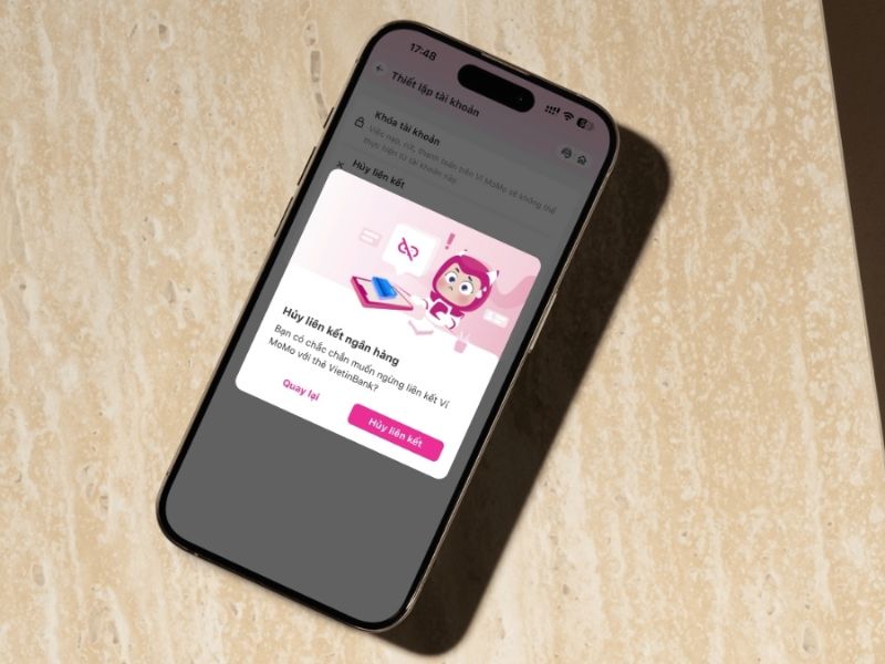 Điều kiện cần biết trước khi huỷ liên kết MoMo với ngân hàng