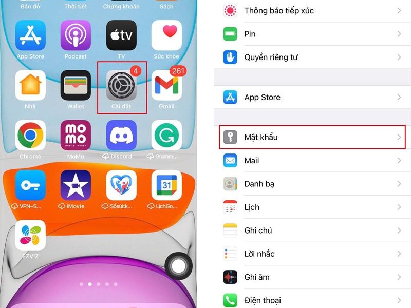 Điều kiện cần có (Face ID, Touch ID, mật mã)