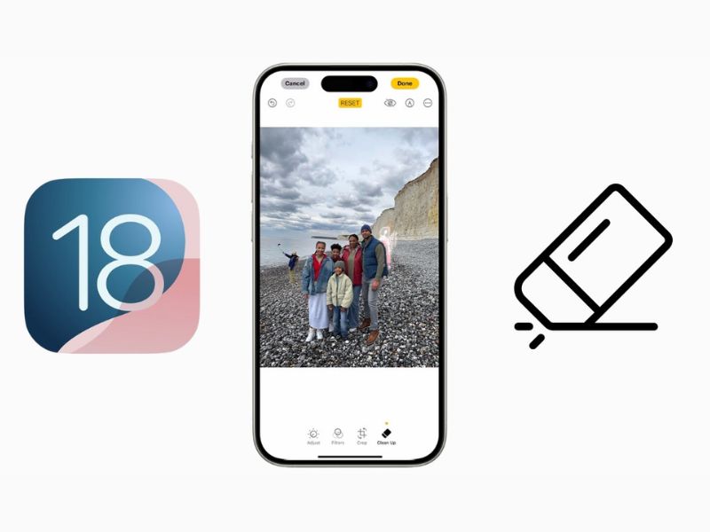 Điều kiện để dùng tính năng xóa vật thể AI trên iPhone