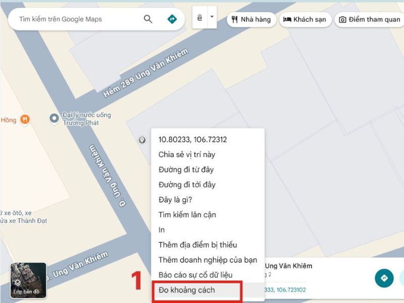 Đo diện tích đất bằng Google Maps