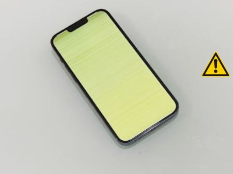 Do lỗi phần cứng màn hình