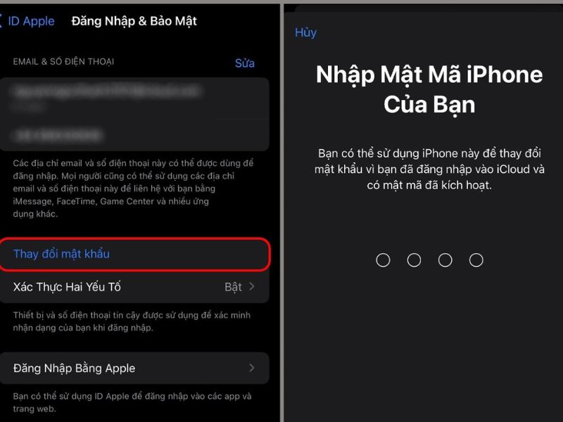 Đổi mật khẩu Apple ID ngay lập tức