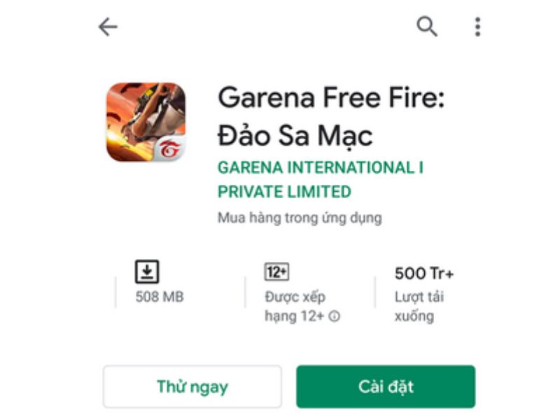 Cách tải Free Fire trên Android