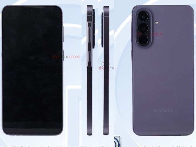 Galaxy A57 5G màu tím lộ diện