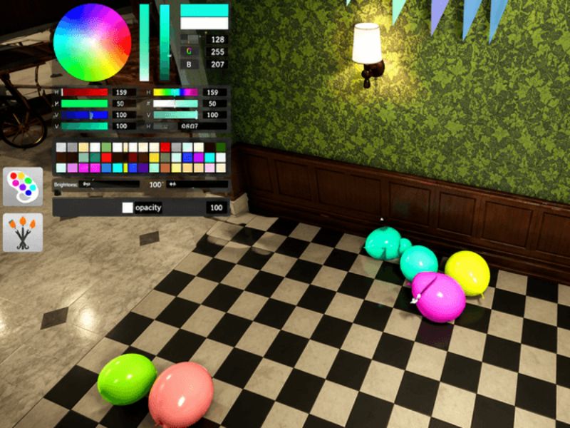 Game tô màu trốn tìm Meccha Chameleon