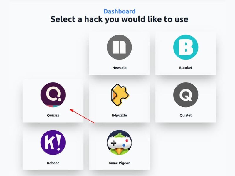 Hướng dẫn hack Quizzi