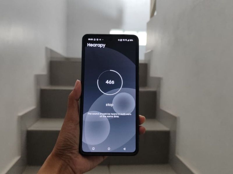 Sử dụng ứng dụng chống say xe của Samsung