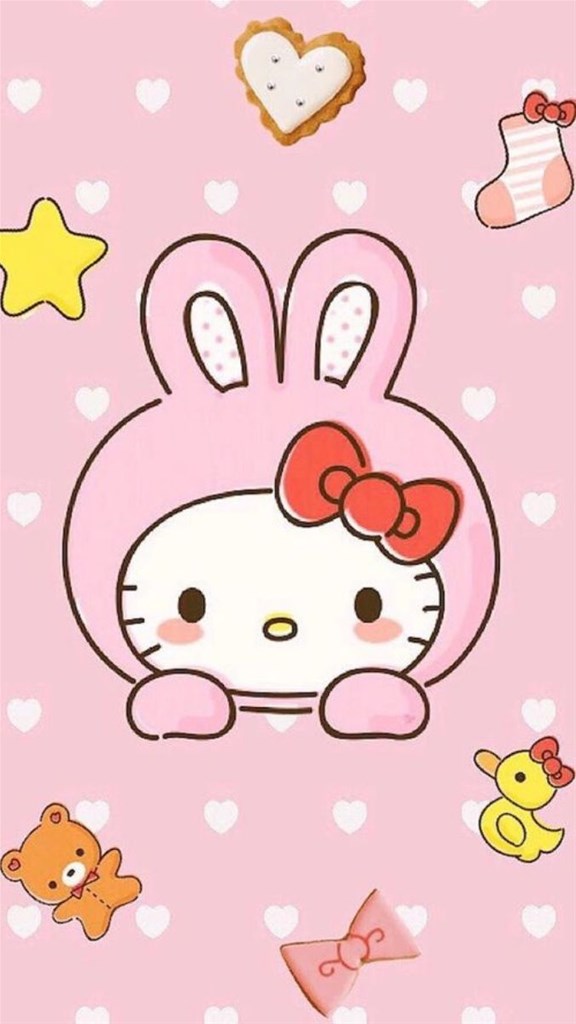 Hình nền Hello Kitty dễ thương
