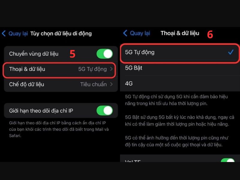 Bật 5G trên iPhone đơn giản