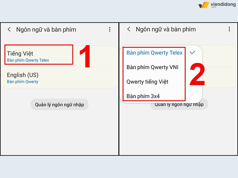 Hướng dẫn cách gõ tiếng Việt có dấu trên điện thoại Android