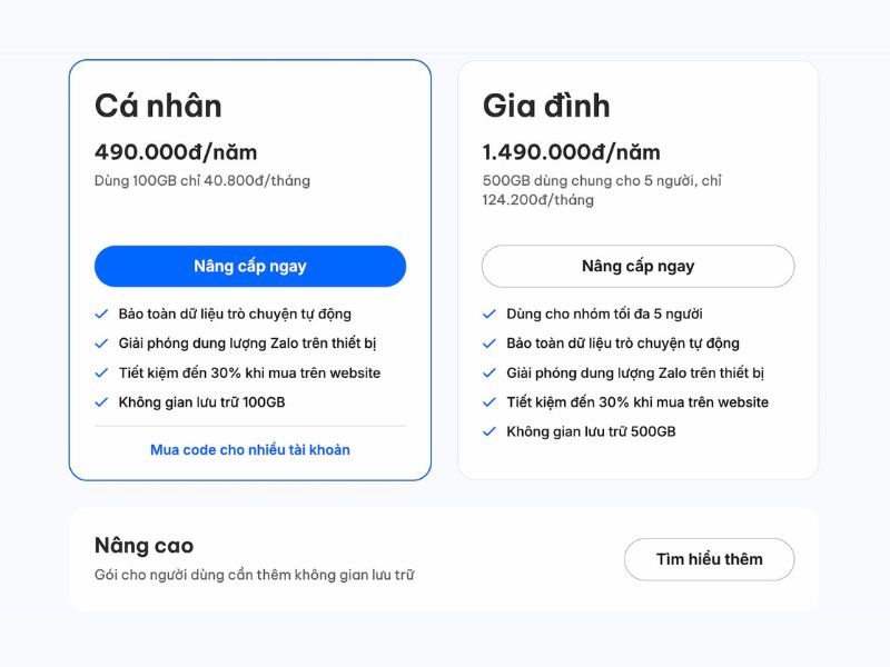 Hướng dẫn chi tiết cách đăng ký zCloud trên Zalo
