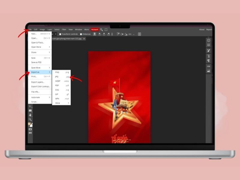 Cách chỉnh màu đăng facebook không bị lỗi
