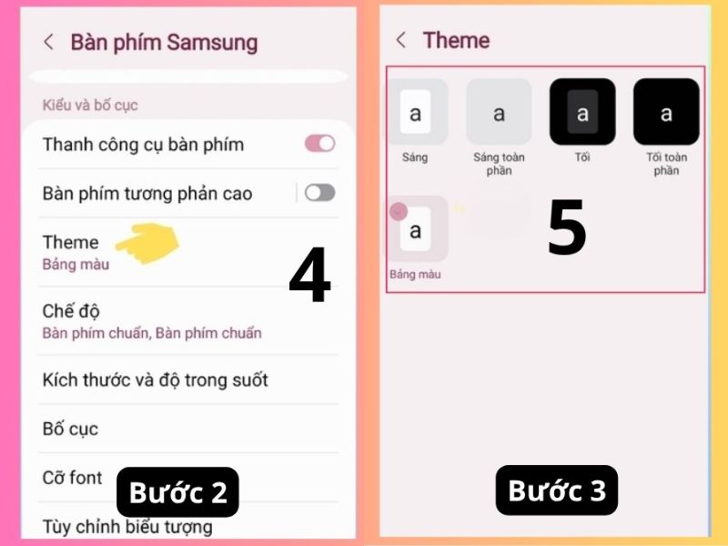 Cách đổi màu bàn phím điện thoại Android