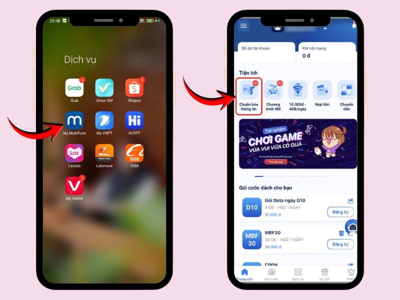 Cách mở khóa sim Mobiphone do chưa xác thực thông tin