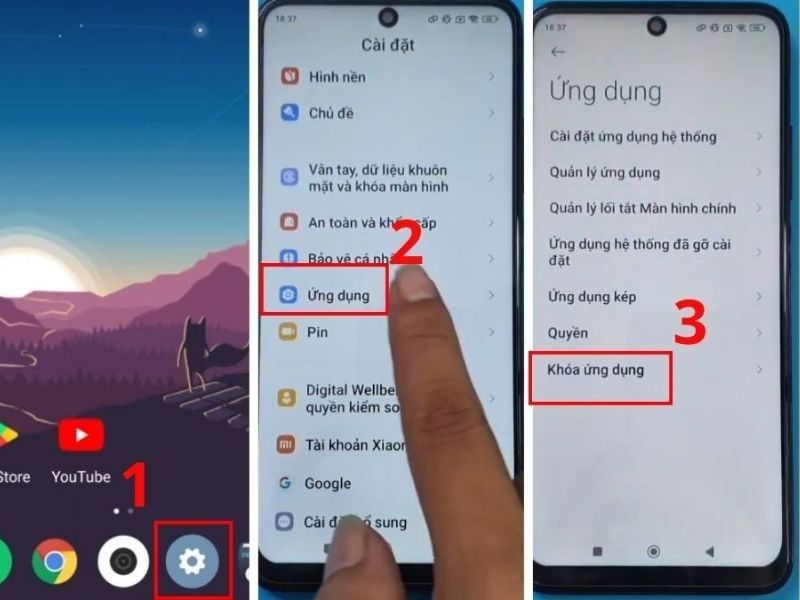 Hướng dẫn mở lại ứng dụng đang bị khóa trên Xiaomi