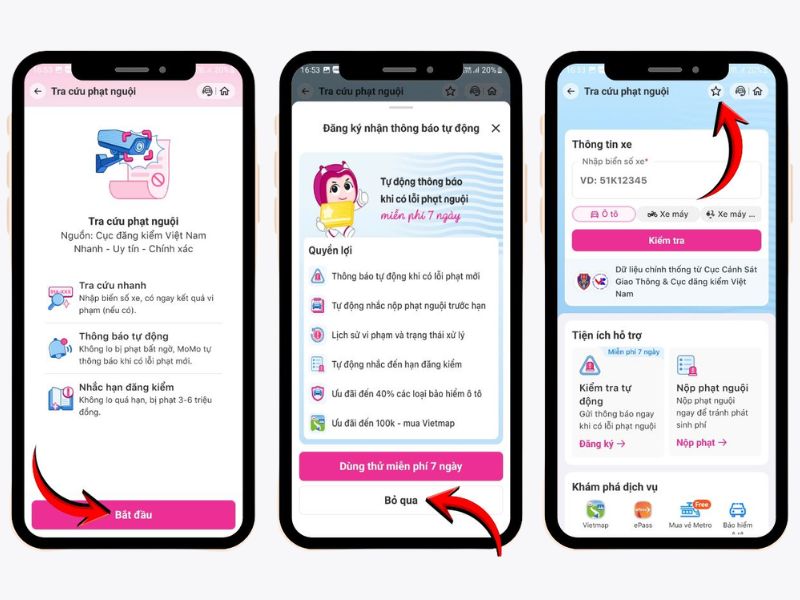Cách nhận xăng miễn phí trên MoMo