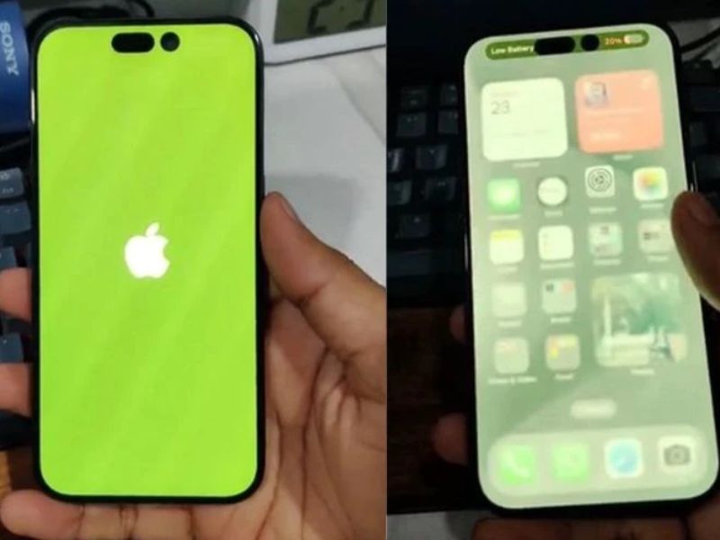 iPhone 15 Pro Max bị xanh màn