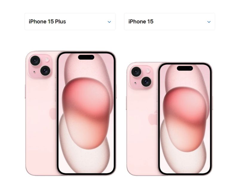iPhone 15 và iPhone 15 Plus màu hồng