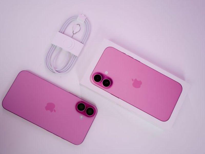 iPhone 16 và iPhone 16 Plus màu hồng