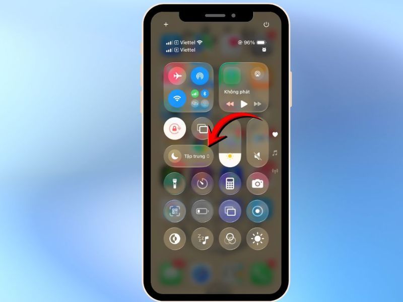 iPhone đang bật chế độ Tập trung hoặc cài đặt âm thanh bất thường