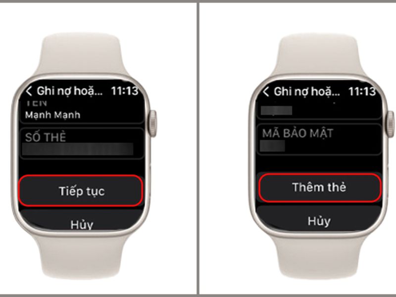 Kết nối thẻ Apple Pay với Apple Watch