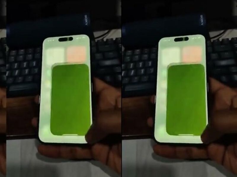 iPhone 15 Pro Max bị lỗi màn hình xanh