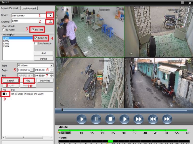 Khi nào cần xem lại camera?