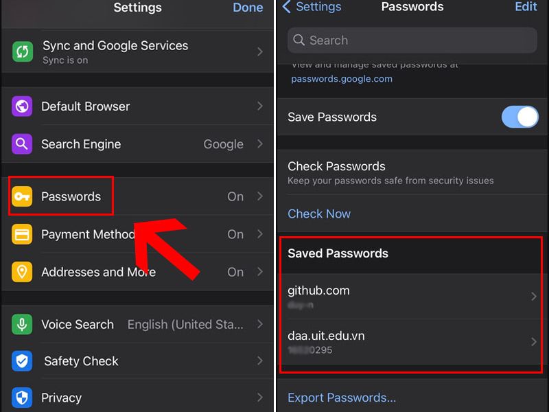 Khi nào cần xem mật khẩu đã lưu trên điện thoại?