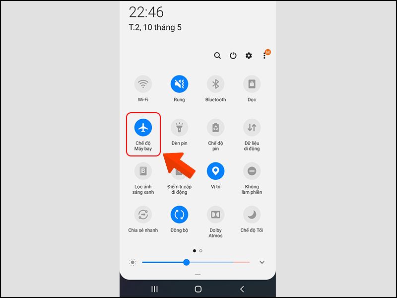 Khi nào lỗi không tắt được chế độ máy bay do phần cứng?