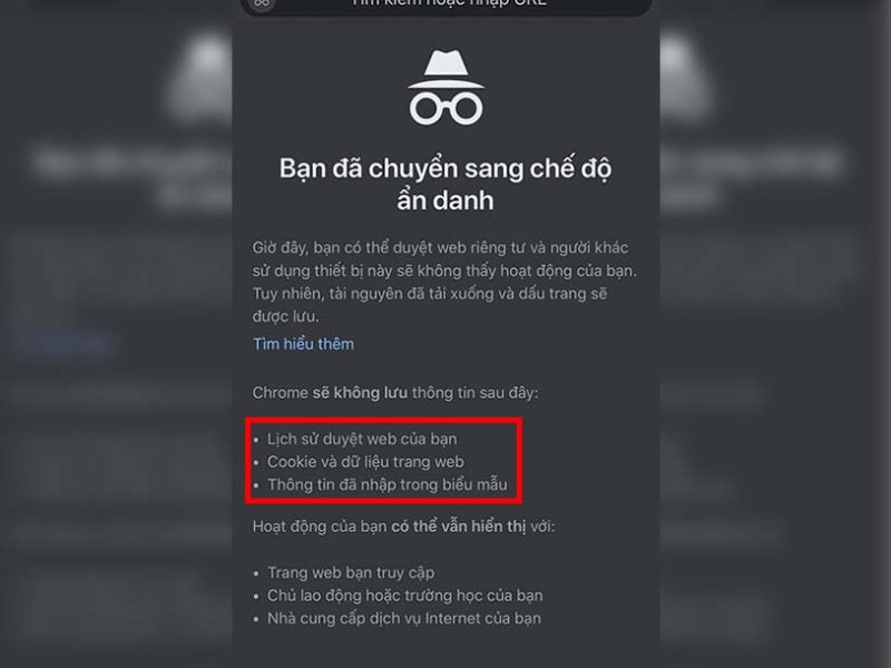 Khi nào nên bật chế độ ẩn danh trên điện thoại?