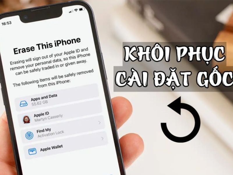 Khôi phục cài đặt gốc khi các cách thông thường không hiệu quả