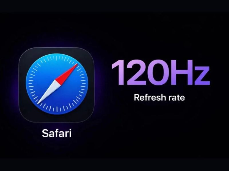 Bật tính năng 120Hz trên Safari