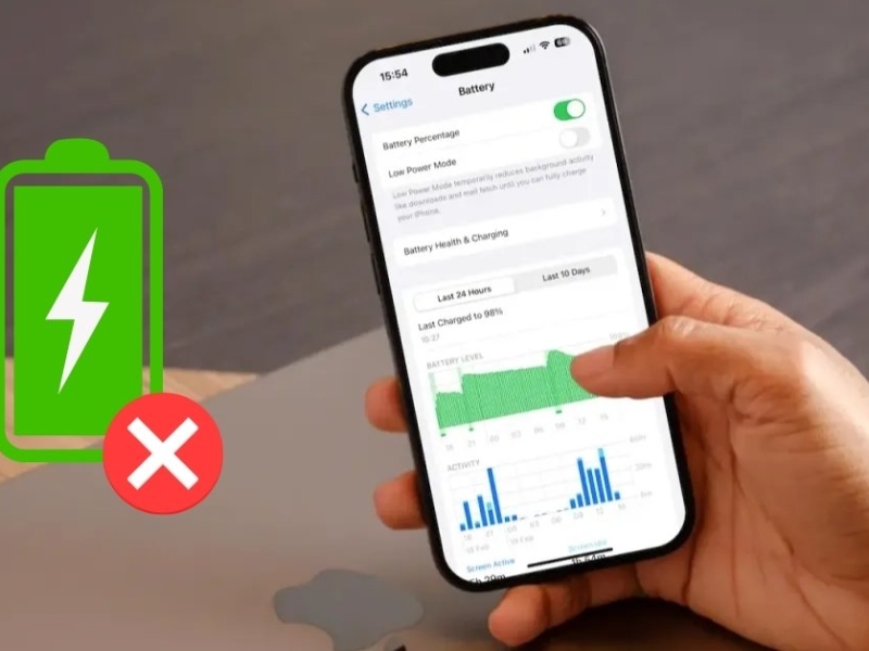 Kiểm tra tình trạng pin và mức độ chai pin