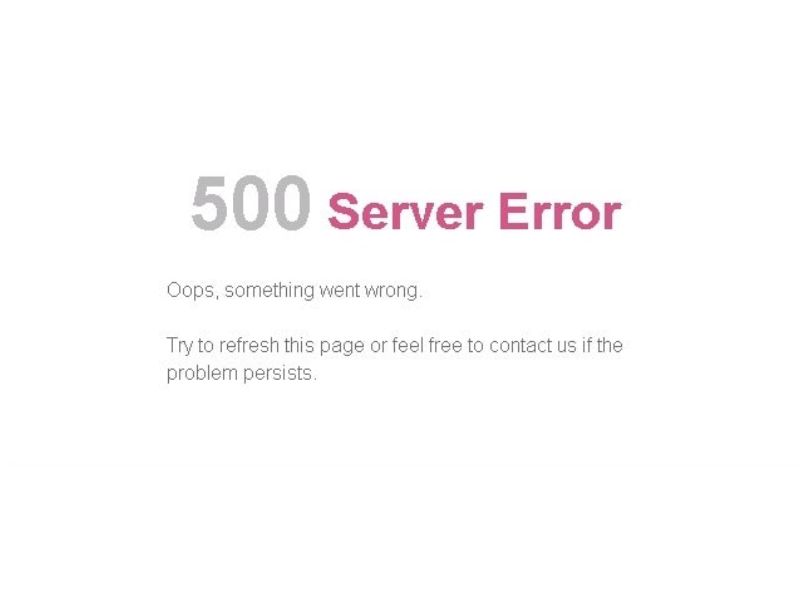 Lỗi 500 Internal Server Error là gì?